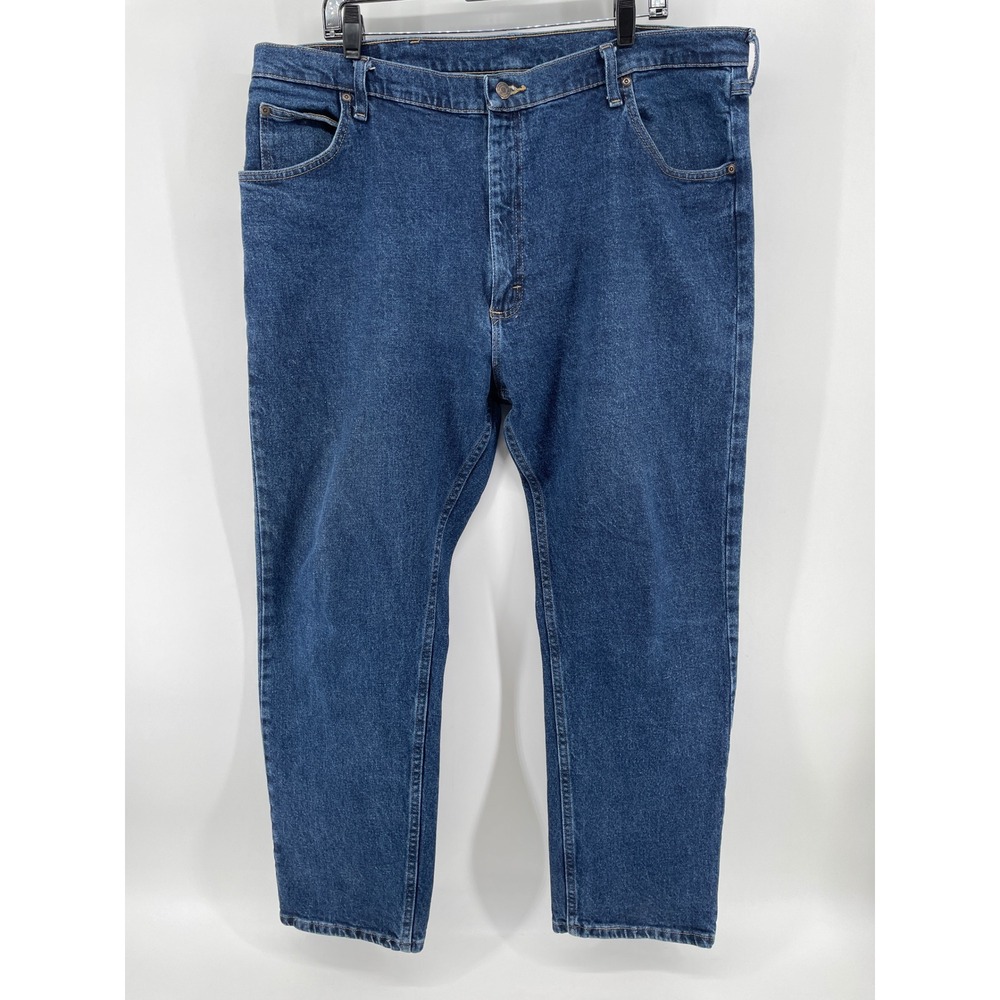 Wrangler Jeans Mens 42x30 41X 29 Blue Premium Quality Straight Leg 1096FXVMF